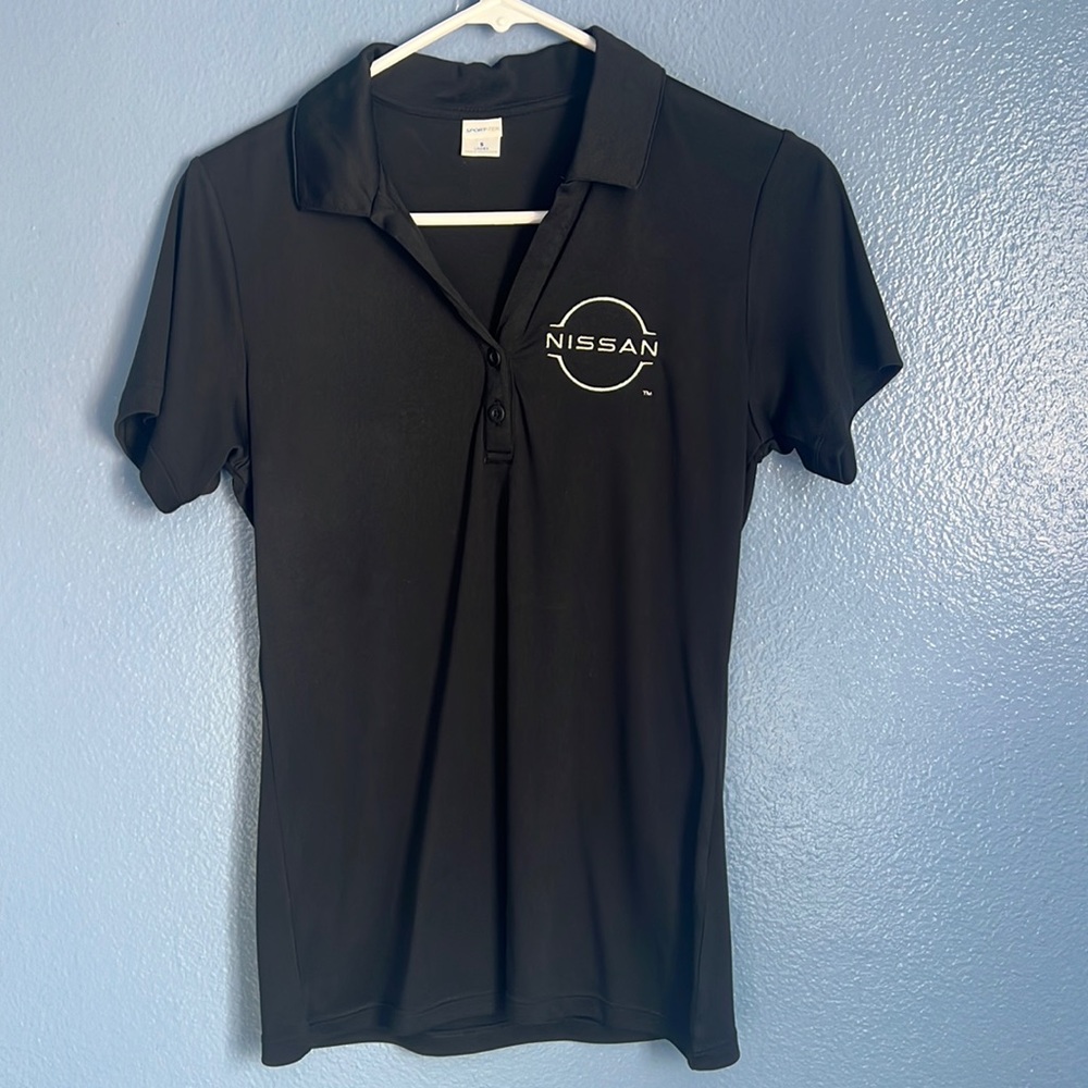 Women’s Black Nissan Polo Small